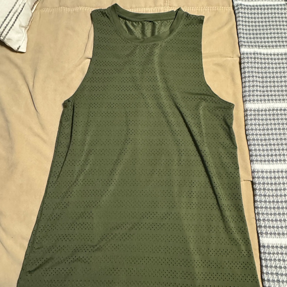 Zyia Olive Green Chill Sleeveless Women's Top